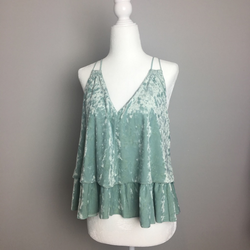 Elegant Green Women's Tank Top